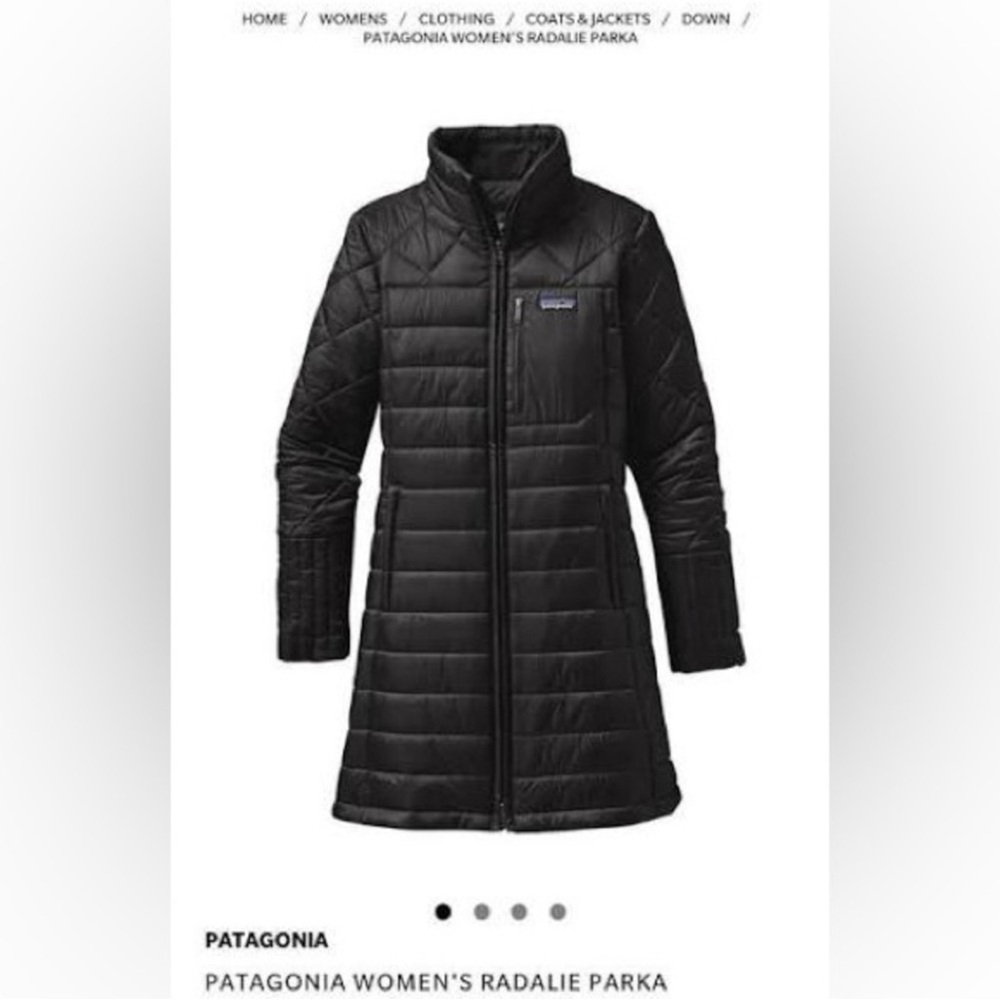 Patagonia Women's Black Quilted Parka